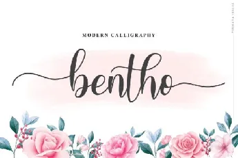 Bentho Calligraphy font