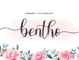 Bentho Calligraphy font