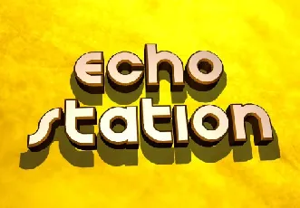 Echo Station Family font