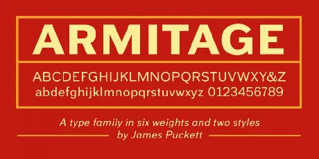 Armitage font