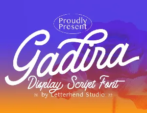 Gadira font