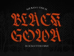 Black Gowa font