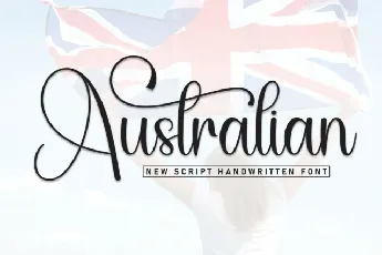 Australian Calligraphy font