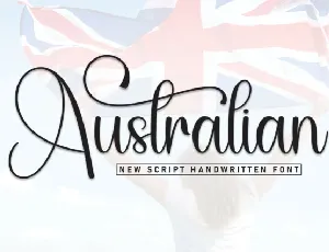 Australian Calligraphy font