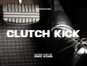 Clutch Kick font