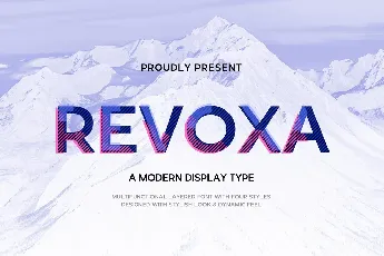 Revoxa Modern Display Typeface font