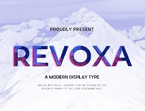 Revoxa Modern Display Typeface font