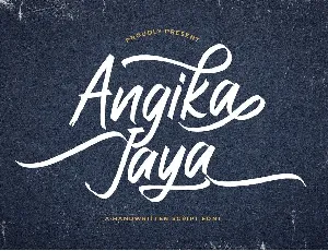 Angika Jaya font