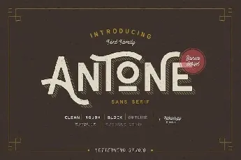 Antone font