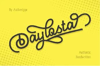 Daylosta Demo font