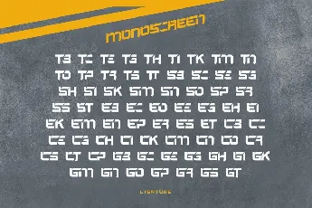 Monoscreen Demo font