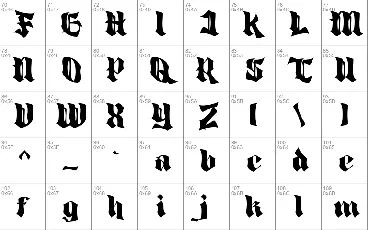 God Hells Demo font