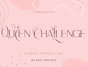 Queen Challenge font