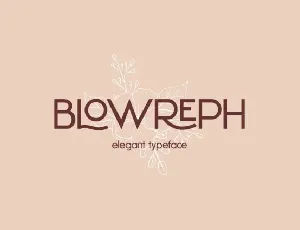 Blowreph font