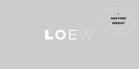 Loew font