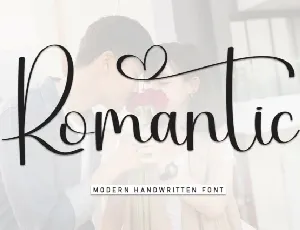 Romantic Calligraphy font