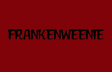 Frankenweenie Movie Poster font