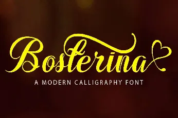 Bosterina font