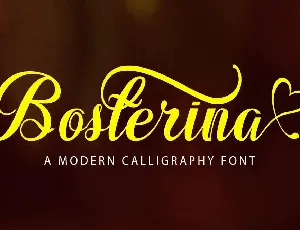 Bosterina font