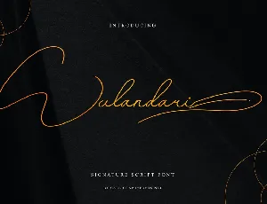 Wulandari Demo font