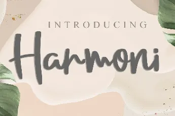 Harmoni Cinta font