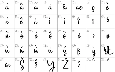 Harmoni Cinta font