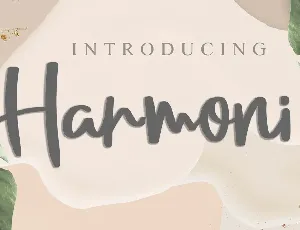 Harmoni Cinta font