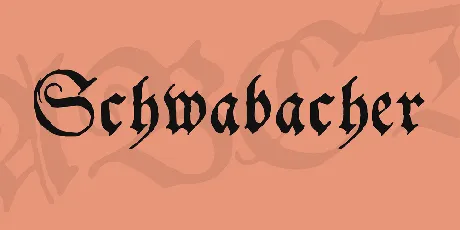 Schwabacher font