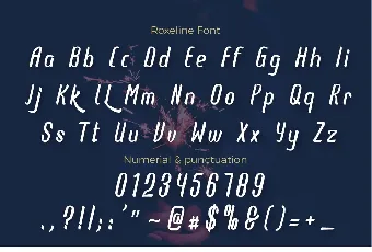 Roxeline font