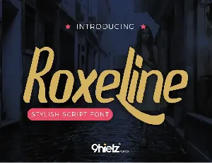 Roxeline font