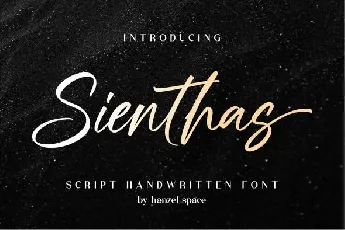 Sienthas Handwritten font