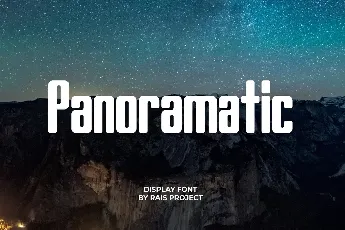 Panoramatic font