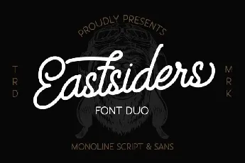 Eastsiders Monoline Duo font