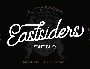 Eastsiders Monoline Duo font