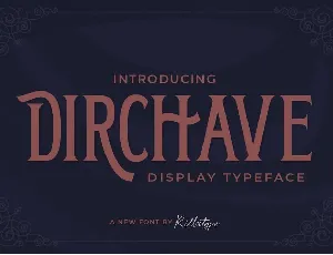 Dirchave font