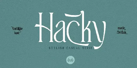 Hacky Demo font