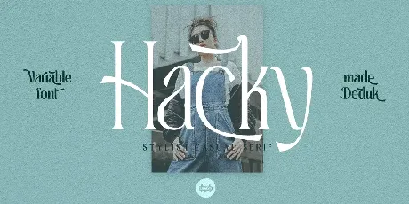 Hacky Demo font