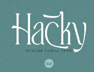 Hacky Demo font