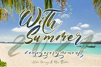 With Summer font