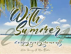 With Summer font