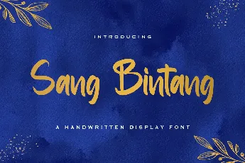 Sang Bintang font