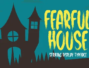 Fearful House font