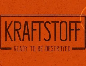 Kraftstoff font