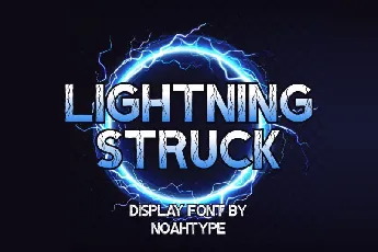 Lightning Struck font