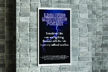 Lightning Struck font