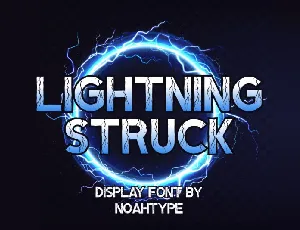 Lightning Struck font