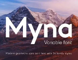 Myna font