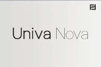 Univa Nova Family font