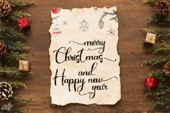 Christmas History Calligraphy font