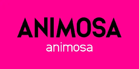 Animosa Family font